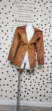 Load image into Gallery viewer, GRACE  SUEDE STRIPE BLAZER      SZ 14, BEST FITTING SZ 12
