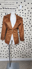 Load image into Gallery viewer, GRACE  SUEDE STRIPE BLAZER      SZ 14, BEST FITTING SZ 12
