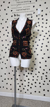 Load image into Gallery viewer, CLAUDIA D VINTAGE SEQUIN/BEADED VEST      SZ SM-LRG
