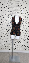 Load image into Gallery viewer, CLAUDIA D VINTAGE SEQUIN/BEADED VEST      SZ SM-LRG
