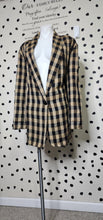 Load image into Gallery viewer, SHIP N SHORE BOX PRINT BLAZER      SZ 24
