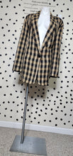 Load image into Gallery viewer, SHIP N SHORE BOX PRINT BLAZER      SZ 24
