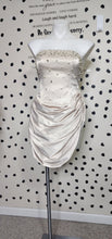Load image into Gallery viewer, NWT FASHION NOVA PEARLED DRESS     SZ LRG, BEST FITTING SZ MED
