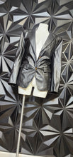 Load image into Gallery viewer, GABRIELLE UNION FAUX LEATHER BLAZER     SZ LRG (10/12)
