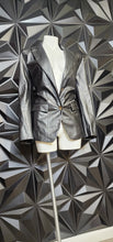 Load image into Gallery viewer, GABRIELLE UNION FAUX LEATHER BLAZER     SZ LRG (10/12)
