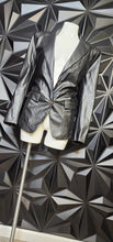 Load image into Gallery viewer, GABRIELLE UNION FAUX LEATHER BLAZER     SZ LRG (10/12)

