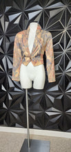 Load image into Gallery viewer, RHONDA STARKS VINTAGE CROP BLAZER      SZ SMALL
