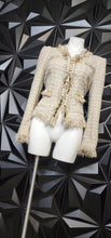 Load image into Gallery viewer, MCGINN EXCLUSIVE TWEED BLAZER      SZ 10
