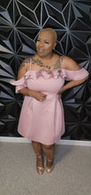 Load image into Gallery viewer, NEW ASOS PINK OFF SHOULDER DRESS
