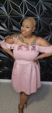 Load image into Gallery viewer, NEW ASOS PINK OFF SHOULDER DRESS

