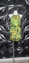 Load image into Gallery viewer, IPONA COLLECTION CHAIN PRINT DRESS       SZ LRG
