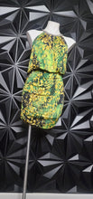Load image into Gallery viewer, IPONA COLLECTION CHAIN PRINT DRESS       SZ LRG
