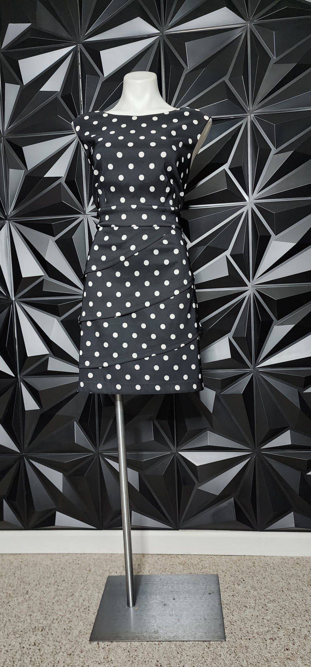 CONNECTED APPAREL POLKA DOT DRESS    SZ 16