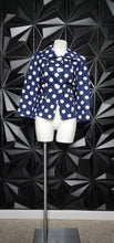 Load image into Gallery viewer, JOSEPHINE CHAUS POLKA DOT BLAZER      SZ 6
