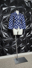 Load image into Gallery viewer, JOSEPHINE CHAUS POLKA DOT BLAZER      SZ 6
