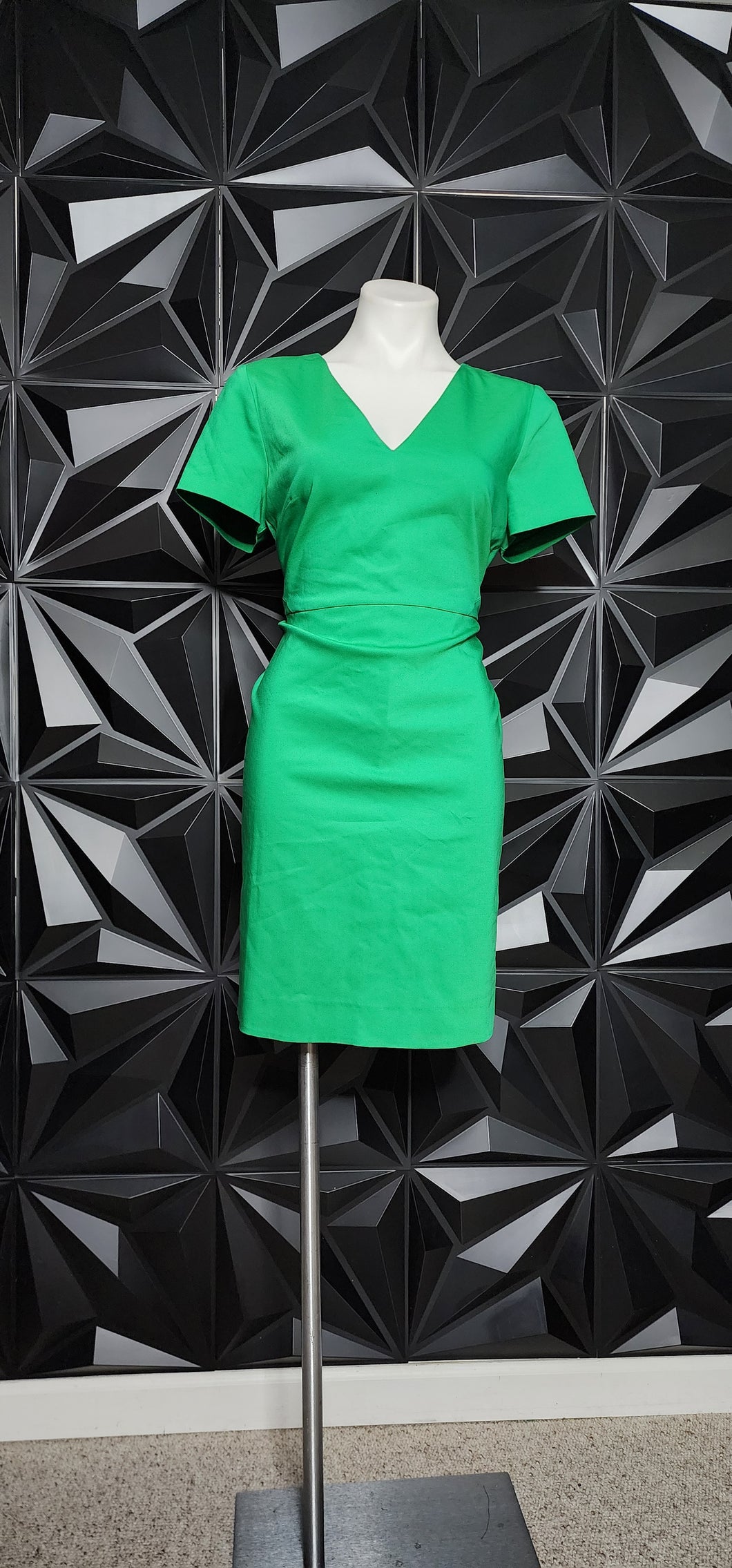 NWT J CREW GREEN DRESS      SZ 12