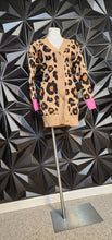Load image into Gallery viewer, SHEIN CHEETAH PRINT CARDIGAN     SZ SM-LRG
