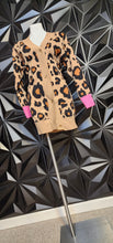 Load image into Gallery viewer, SHEIN CHEETAH PRINT CARDIGAN     SZ SM-LRG
