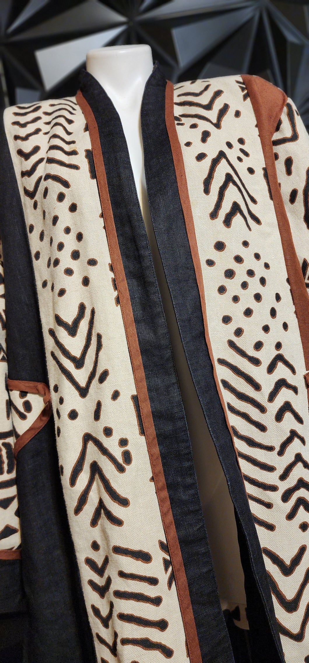 FIX SUN TRIBAL PRINT DUSTER   SZ UNTAGGED, BEST FIT 2X/3X READ DISCLAIMER