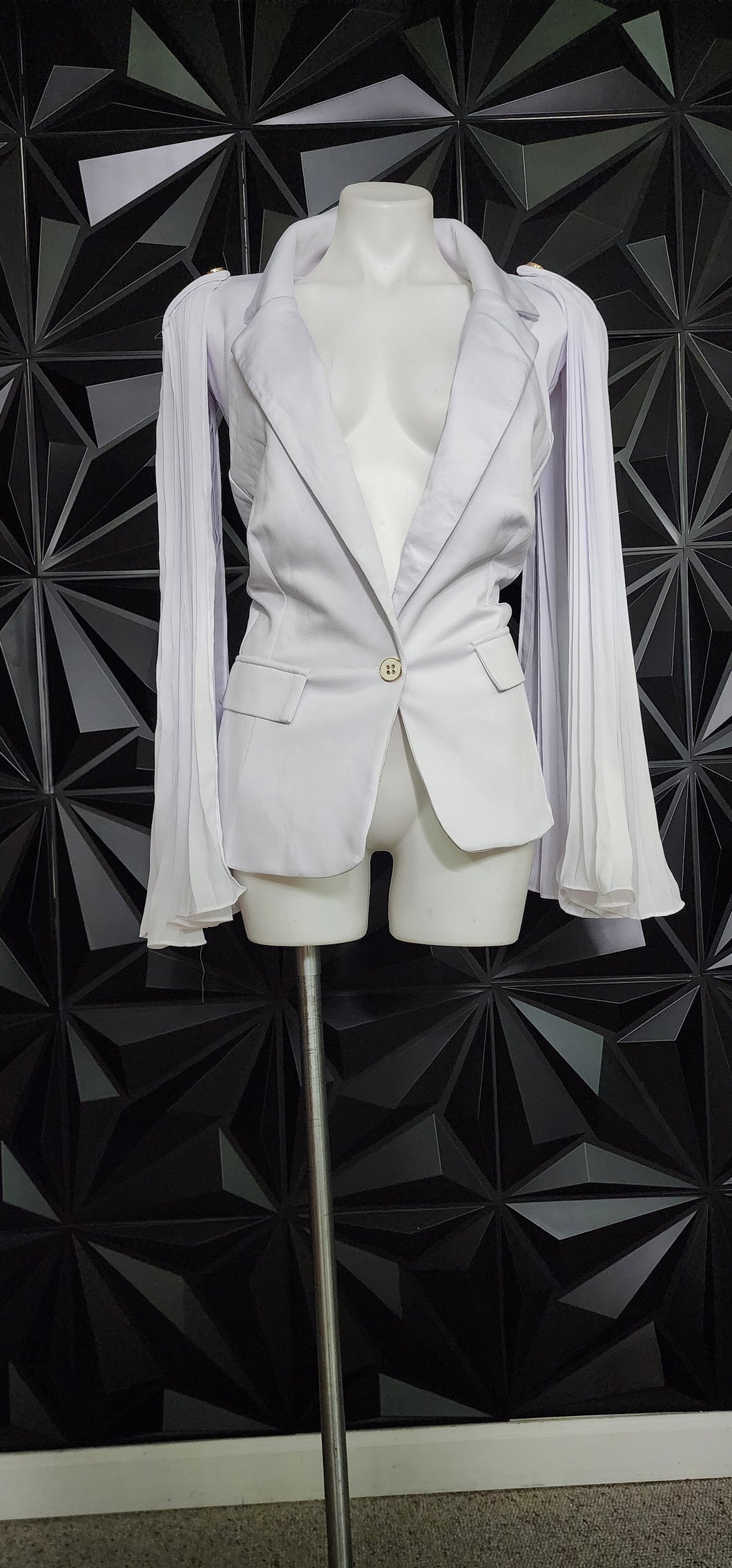 NWT ASHLEY STEWART PLEATED ARM BLAZER     SZ 22