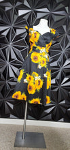 Load image into Gallery viewer, SUNFLOWER FIT AND FLARE DRESS     SZ LRG, BEST FITTING SZ MED
