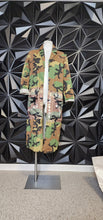 Load image into Gallery viewer, &quot;NOTHING LIKE A SISTAH&quot; LONG CAMO DUSTER      SZ XLRG
