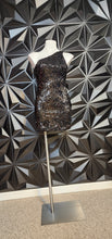 Load image into Gallery viewer, LULUS BLACK SEQUIN DRESS      SZ SMALL
