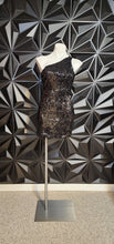 Load image into Gallery viewer, LULUS BLACK SEQUIN DRESS      SZ SMALL

