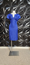 Load image into Gallery viewer, CONNECTED APPAREL BLUE DRESS        SZ 14
