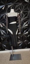 Load image into Gallery viewer, AKIRA STONED BANDAGE DRESS      SZ SMALL
