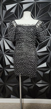 Load image into Gallery viewer, H&amp;M POLKA DOT RUCHE DRESS      SZ MED
