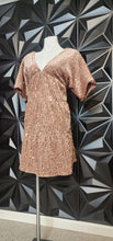 Load image into Gallery viewer, WISHLIST SEQUIN BABY DOLL DRESS      SZ SM/MED
