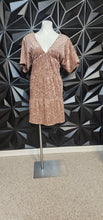 Load image into Gallery viewer, WISHLIST SEQUIN BABY DOLL DRESS      SZ SM/MED
