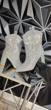 Load image into Gallery viewer, MIA SILVER COWBOY BOOTS      SZ 8.5
