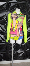 Load image into Gallery viewer, DENIM LOVE GLASS FACE BLOUSE      SZ SMALL
