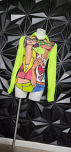 Load image into Gallery viewer, DENIM LOVE GLASS FACE BLOUSE      SZ SMALL
