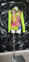 Load image into Gallery viewer, DENIM LOVE GLASS FACE BLOUSE      SZ SMALL

