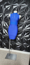 Load image into Gallery viewer, EMPRADA BLUE BANDAGE DRESS      SZ SMALL

