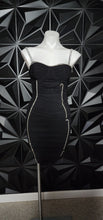 Load image into Gallery viewer, NEW ANAVIE RHINESTONE BODYCON DRESS        SZ SMALL
