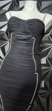 Load image into Gallery viewer, NEW ANAVIE RHINESTONE BODYCON DRESS        SZ SMALL
