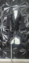 Load image into Gallery viewer, FUR SHORT SLEEVE PONCHO       ONE SIZE
