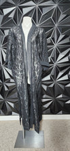 Load image into Gallery viewer, EXPRESS SHEER PATTERNED DUSTER       ONE SIZE (NO LARGER THAN 2X)
