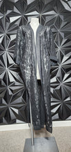 Load image into Gallery viewer, EXPRESS SHEER PATTERNED DUSTER       ONE SIZE (NO LARGER THAN 2X)
