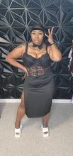 Load image into Gallery viewer, Black bustier dress    sz 2xl

