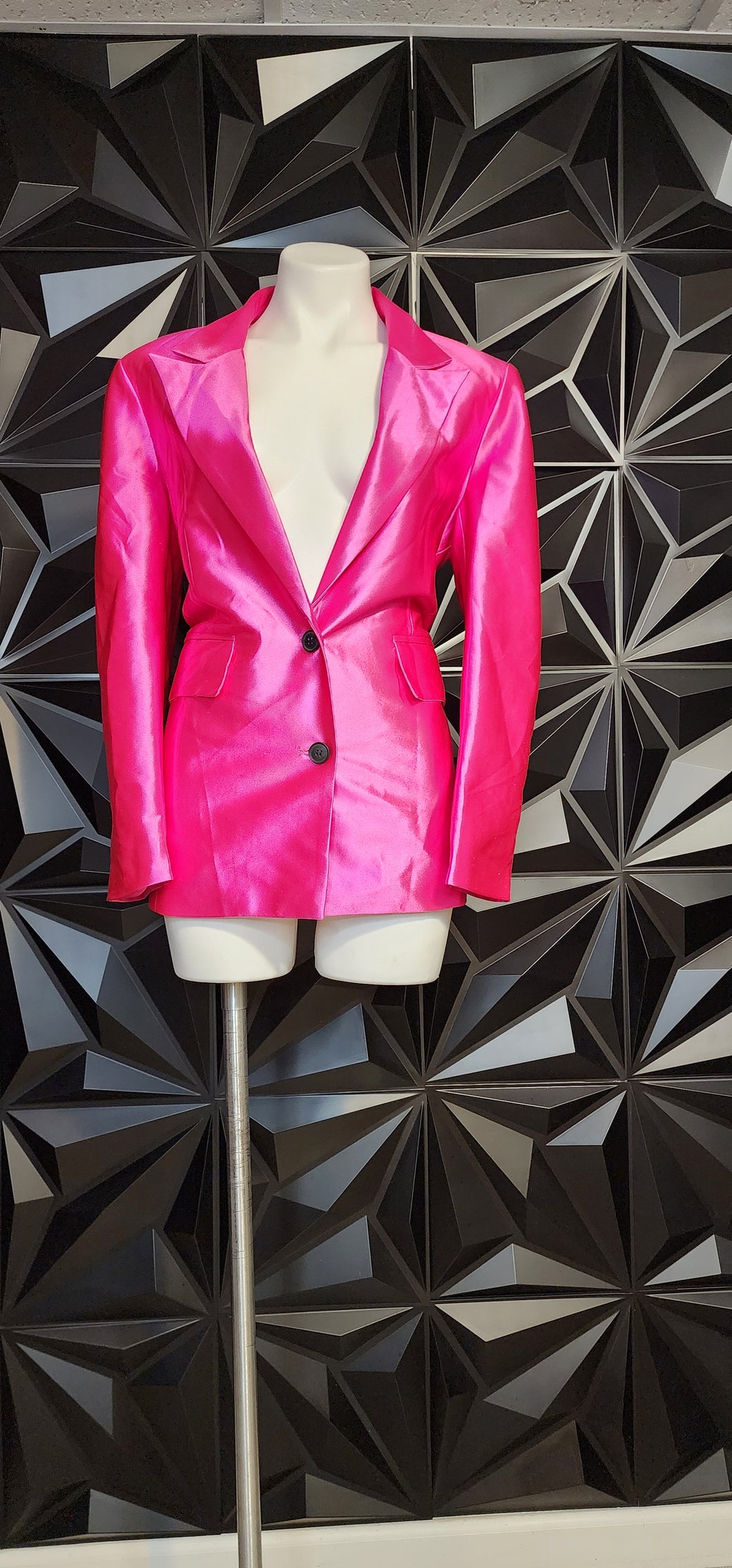 UPTOWN PINK BLAZER       SZ MEDIUM