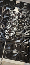 Load image into Gallery viewer, BLACK/WHITE SEQUIN DRESS      SZ MED (BEST FITTING SZ SMALL)
