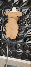 Load image into Gallery viewer, XTEREN BROWN DRESS     SZ SMALL
