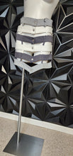 Load image into Gallery viewer, NWT AKIRA DENIM CUT OUT SKIRT     SZ LRG, BEST FITTING SZ MEDIUM
