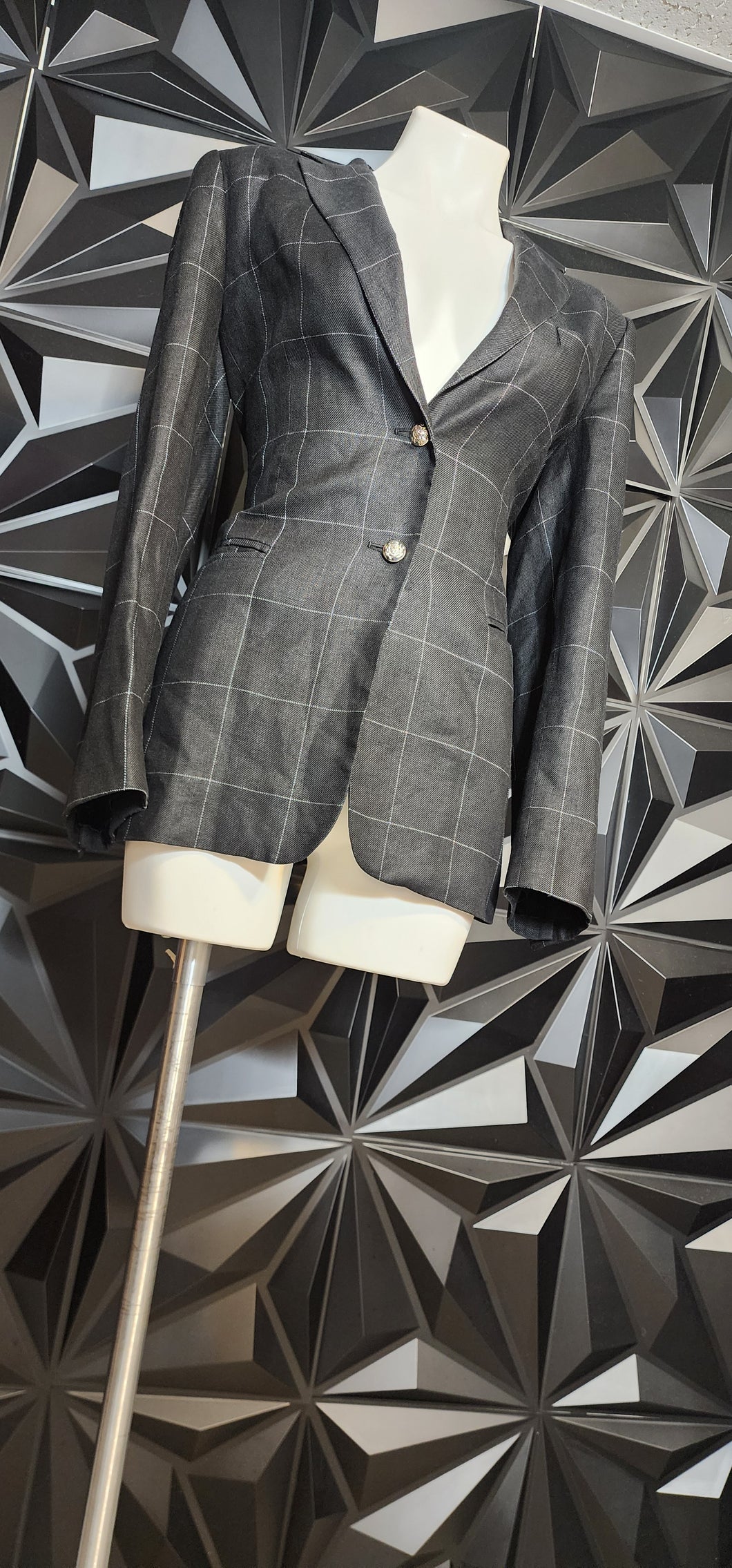 CASUAL CORNER STRIPED BLAZER        SZ 6