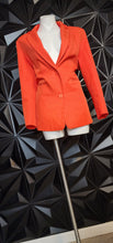 Load image into Gallery viewer, MEROKEETY ORANGE BLAZER      SZ LRG
